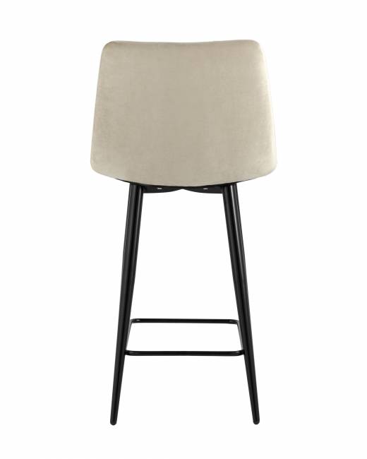 Стул полубарный Джанго велюр бежевый высота сиденья 60 см