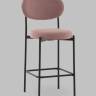 Стул Полубарный Бриф DD велюр пыльно-розовый