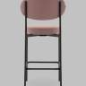 Стул Полубарный Бриф DD велюр пыльно-розовый