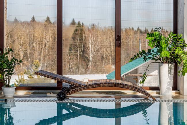 Шезлонг AGATA коричневый без матраса