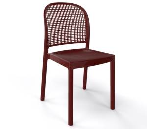 Стул пластиковый Panama коричневый 460х570х830 мм