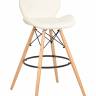 Стул барный DOBRIN BUTTERFLY BAR, ножки светлый бук, цвет кремовый