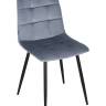 Набор 4 шт Стул обеденный DOBRIN CHILLY, Серо-голубой Holland 14, основание черное