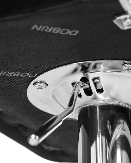 Набор 2 шт Стул барный DOBRIN KRUGER ARM, черный велюр (MJ9-101)