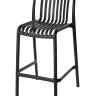 Набор 4 шт Стул полубарный DOBRIN CHLOE, черный
