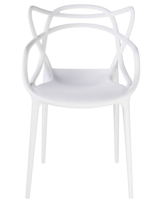 Набор 4 шт Стул обеденный DOBRIN MASTERS, белый (W-02)