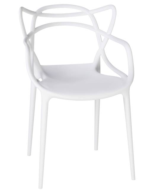 Набор 4 шт Стул обеденный DOBRIN MASTERS, белый (W-02)