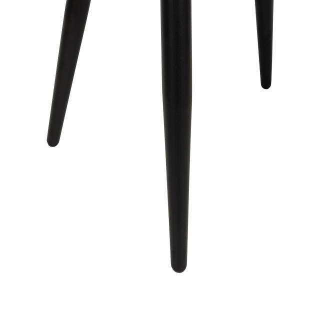 Стул Leset Эби ЛЮКС Чёрный Crash LUX 19 (аквамарин)