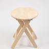 Складной табурет, кофейный стол, Тобба, натуральный без лака