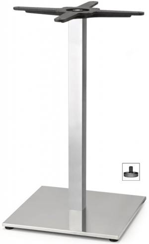 Подстолье металлическое Tiffany сатинированный стальной 400х400х730 мм