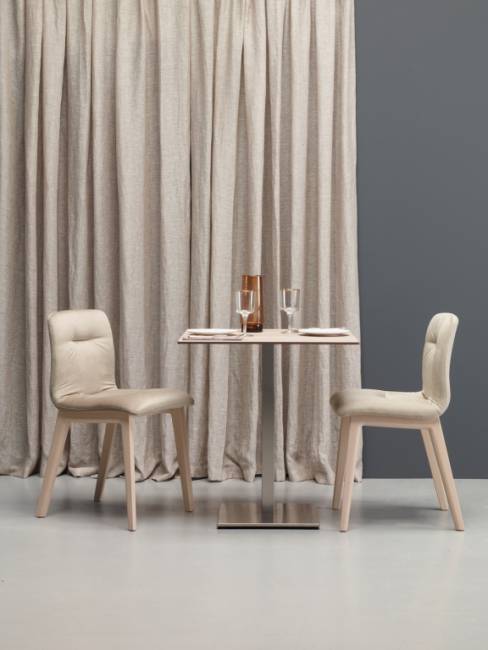 Подстолье металлическое Tiffany сатинированный стальной 400х400х730 мм