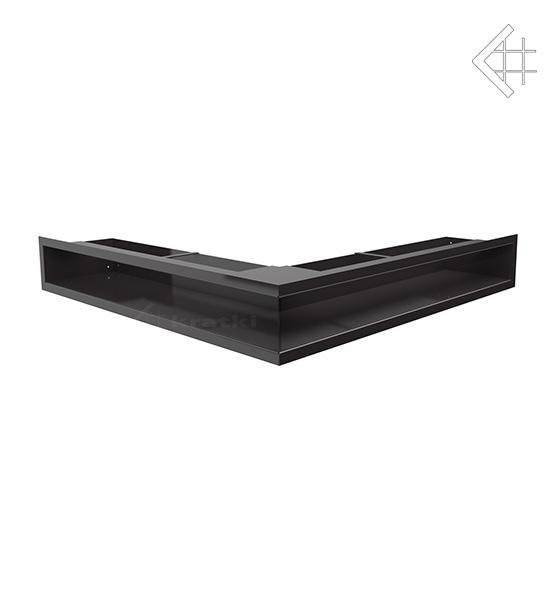 Решетка Kratki Люфт угловая стандарт черная 90