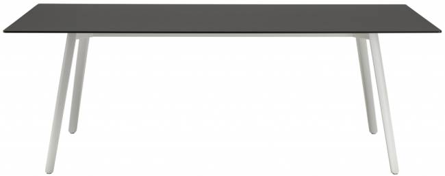 Стол ламинированный Squid белый, черный fenix 2090х1000х730 мм