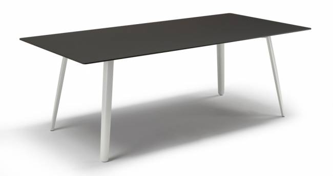 Стол ламинированный Squid белый, черный fenix 2090х1000х730 мм