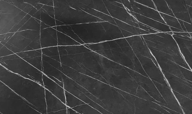 Стол DikLine DI100 Камень Пьетра Гриджиа чёрный/опоры черные (2уп.)