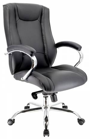 Кресло Everprof King LB M Экокожа Черный