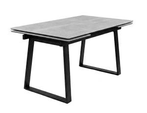 Стол DikLine DZ160 Мрамор Кандела cветло-серый/черные (2 уп.)