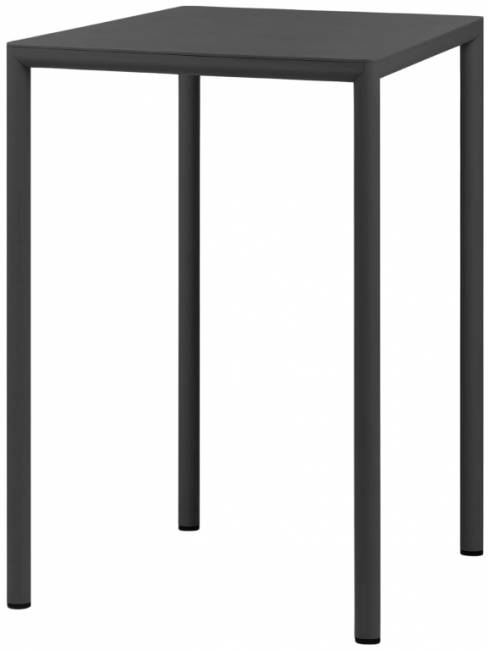 Стол барный ламинированный Piave 70 High антрацит 690х690х1070 мм