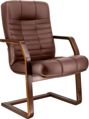 Кресло Everprof Atlant Wood CF Кожа Kоричневый