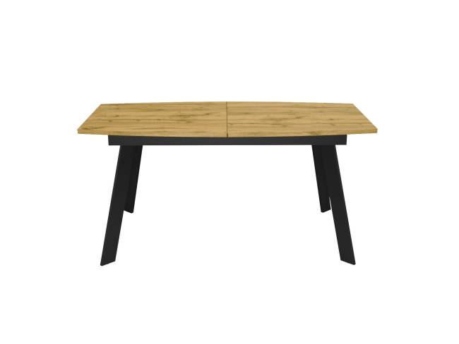 Стол DikLine XL160 Дуб Каселла натуральный, опоры черные Стол DikLine XL160 Дуб Каселла натуральный, опоры черные