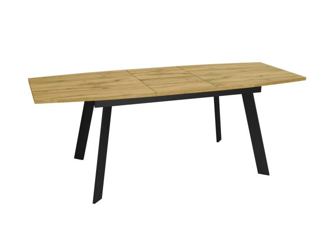 Стол DikLine XL160 Дуб Каселла натуральный, опоры черные Стол DikLine XL160 Дуб Каселла натуральный, опоры черные