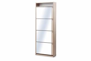 Обувница К-4S (зеркальная) дуб сонома