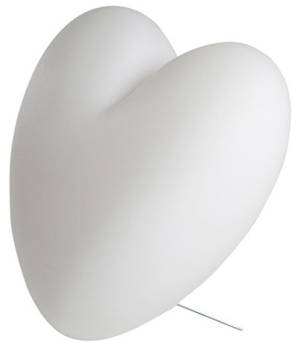 Светильник пластиковый настольный Сердце Love Lighting белый 400х270х380 мм