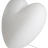 Светильник пластиковый настольный Сердце Love Lighting белый 400х270х380 мм