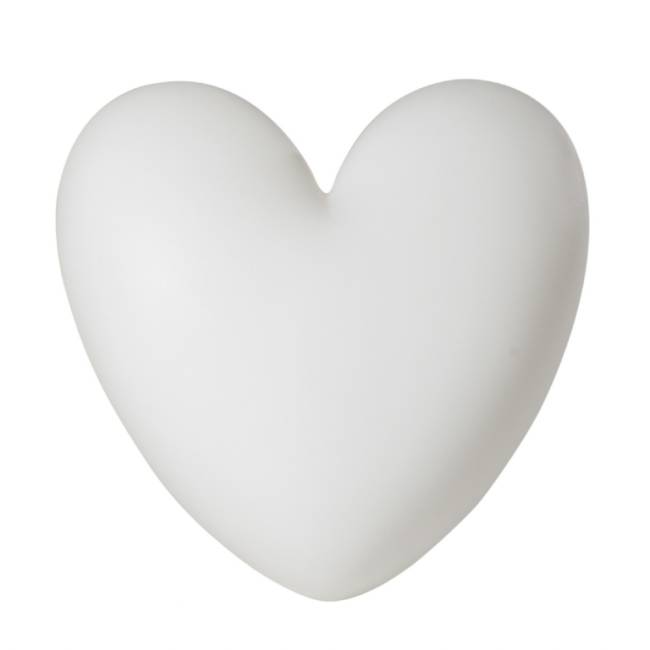 Светильник пластиковый настольный Сердце Love Lighting белый 400х270х380 мм