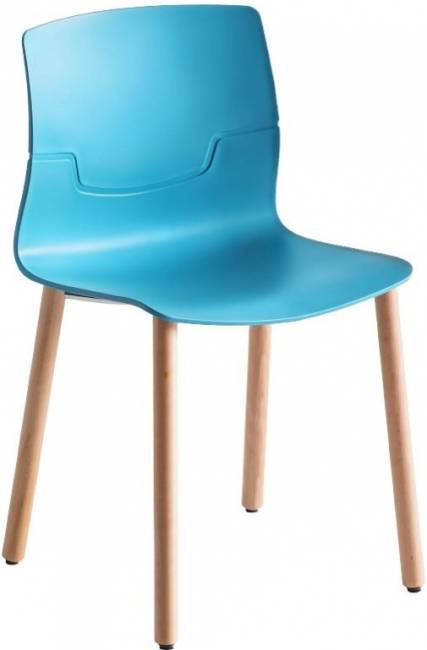 Стул пластиковый Slot Fill BL 453х460х820 мм