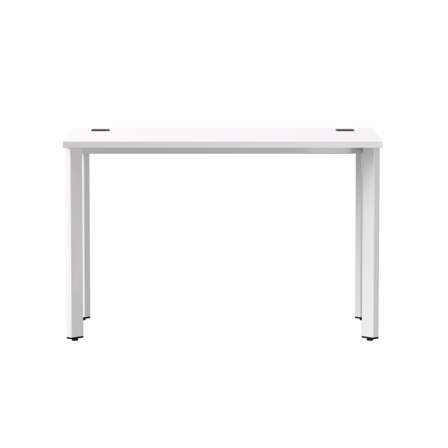 Стол прямой Everprof EVO на металлокаркасе 1180х670х755 мм опоры 45гр Белый/Белый