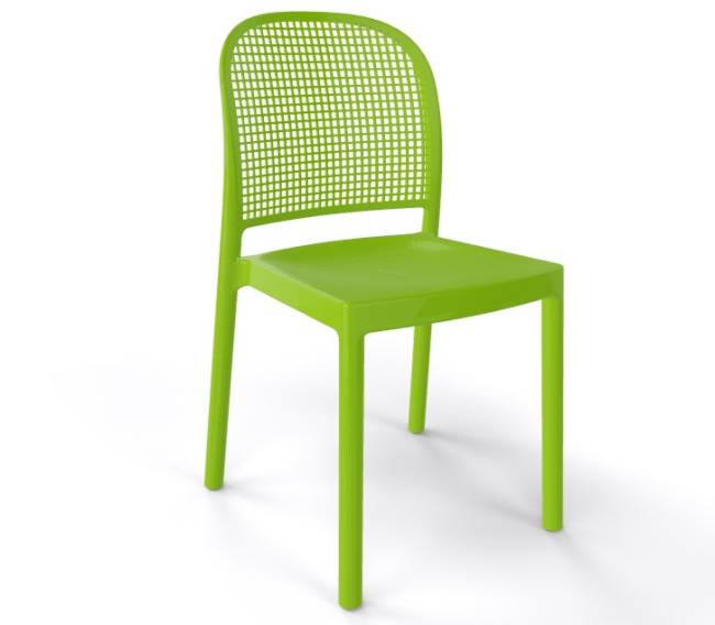 Стул пластиковый Panama зеленый 460х570х830 мм