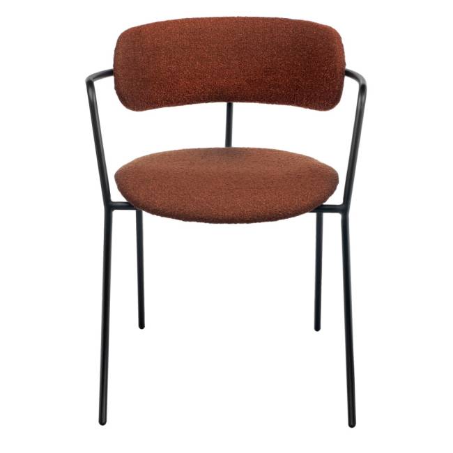 Стул Ant букле терракотовый