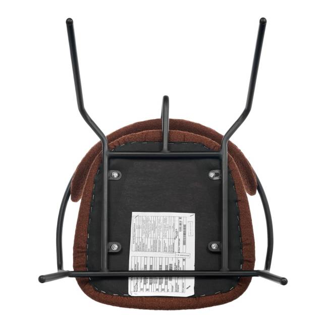 Стул Ant букле терракотовый