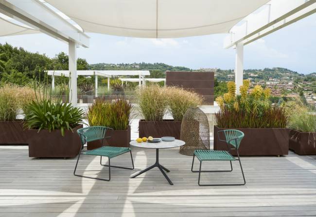 Подстолье металлическое Tripe черный Ø610х500 мм