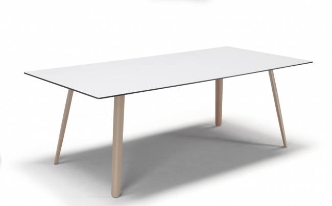 Стол ламинированный Squid тортора, белый 2090х1000х730 мм