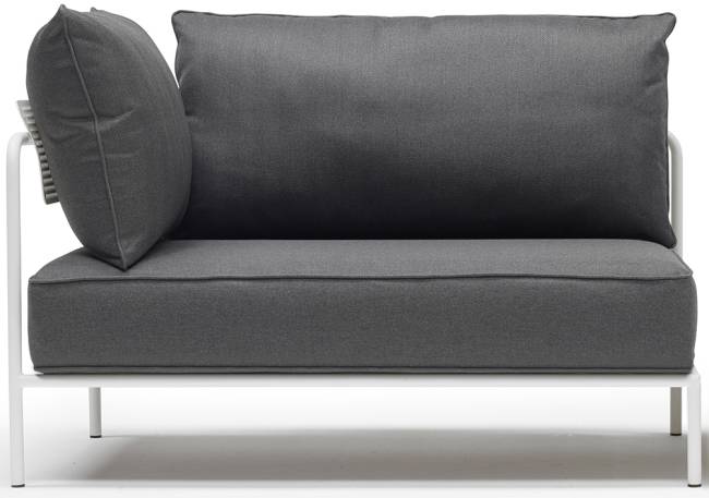 Модуль левый с подушками Flap лен, графит 1300х850х880 мм Модуль левый с подушками Flap лен, графит 1300х850х880 мм