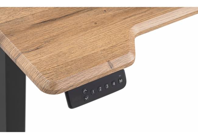 Маркос с механизмом подъема 120х75х75 дуб вотан / черный