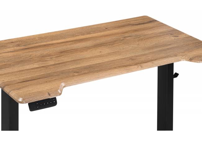 Маркос с механизмом подъема 120х75х75 дуб вотан / черный