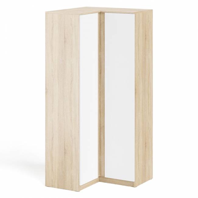 Угловой шкаф Мори МШУ960.1 цвет дуб сонома/белый