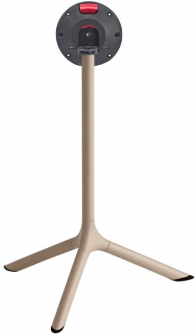 Стол ламинированный обеденный складной Tripe Folding тортора, зернистый 640х640х740 мм