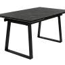 Стол DikLine DZ160 Камень Пьетра Гриджиа чёрный/черные (2 уп.)