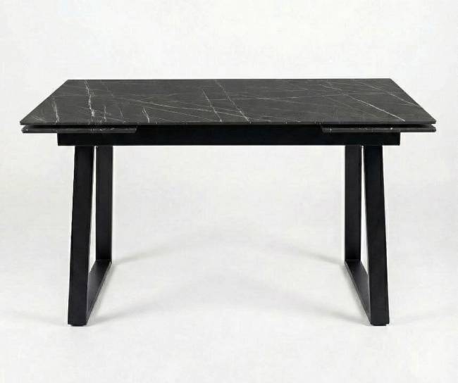 Стол DikLine DZ160 Камень Пьетра Гриджиа чёрный/черные (2 уп.)