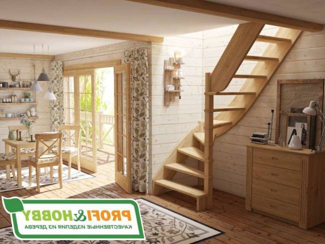 Деревянная лестница ЛС-92М/4