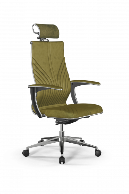 Кресло Samurai L2-13U - GoyaLE /Kc31/Wm31/U0mV-mL/H2cV-3D(M26.B32.G25.W03), оливковый