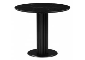 Керамический стол Кэмерон 90х90х75 черный мрамор shakespeare black / черный