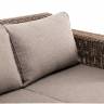 "Боно" диван из искусственного ротанга трехместный, цвет коричневый