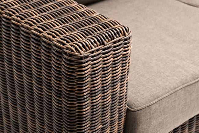 "Боно" диван из искусственного ротанга трехместный, цвет коричневый "Боно" диван из искусственного ротанга трехместный, цвет коричневый