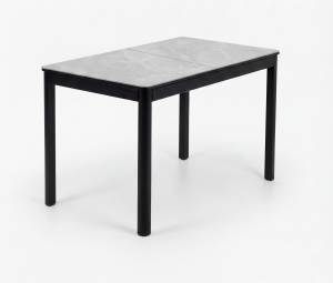 Стол DikLine SKQ120 Керамика YB8020079BG Серый/подстолье черное/опоры черные