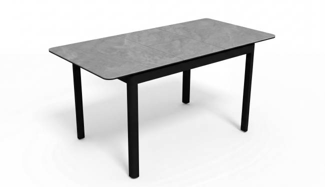 Стол DikLine SKQ120 Керамика YB8020079BG Серый/подстолье черное/опоры черные
